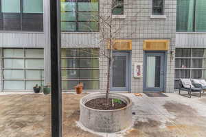 View of exterior entry