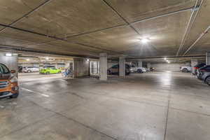 View of parking garage