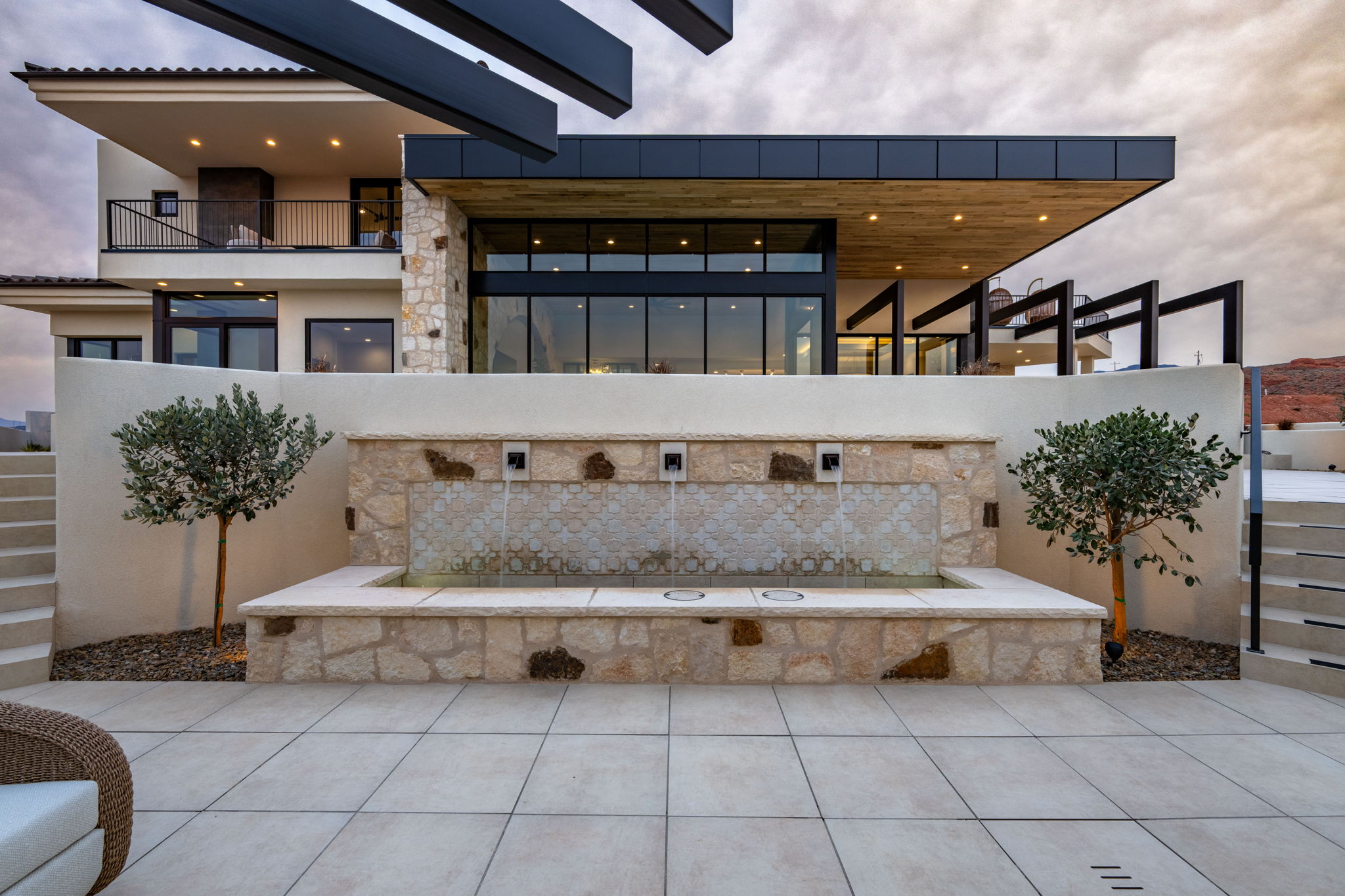 View of patio