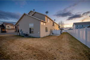 Rear view of house with a patio