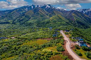 View of mountain background