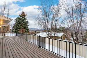 View of deck