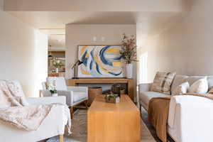 View of living area