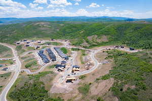 Aerial view of mountains