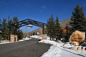 View of asphalt road with a mountain view
