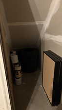 View of storage closet
