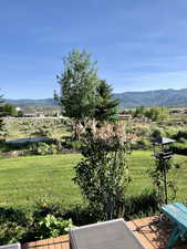 View of mountain background