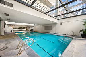 View of indoor community pool