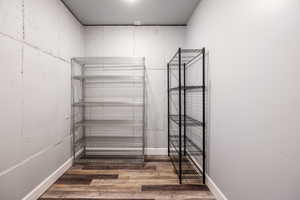 View of storage room