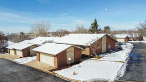 Snow covered property