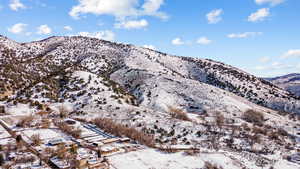 View of mountain background