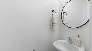 Bathroom featuring a sink