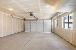 2 Car Garage featuring a garage door opener
