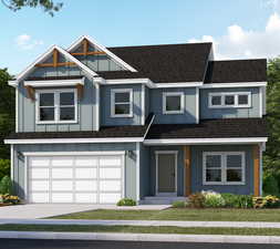 Alternate Exterior - Farmhouse. Other Color Schemes available.