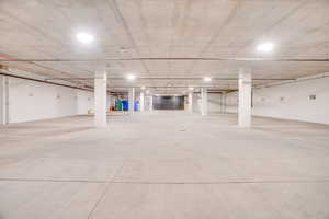 View of parking garage