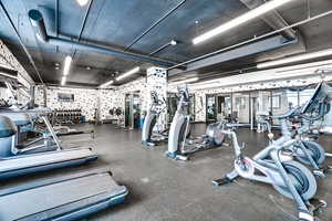 View of exercise room