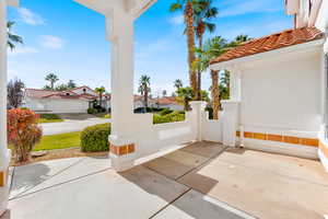 Courtyard Front Porch