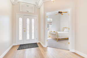 Front Door & Bedroom / Office