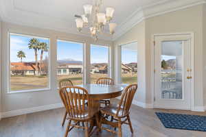 Dining Area - Door to Patio and check out the views. You won't find many better especially not in this price range.