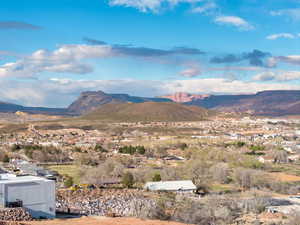 View of mountain background