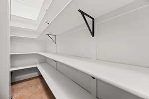 View of storage area