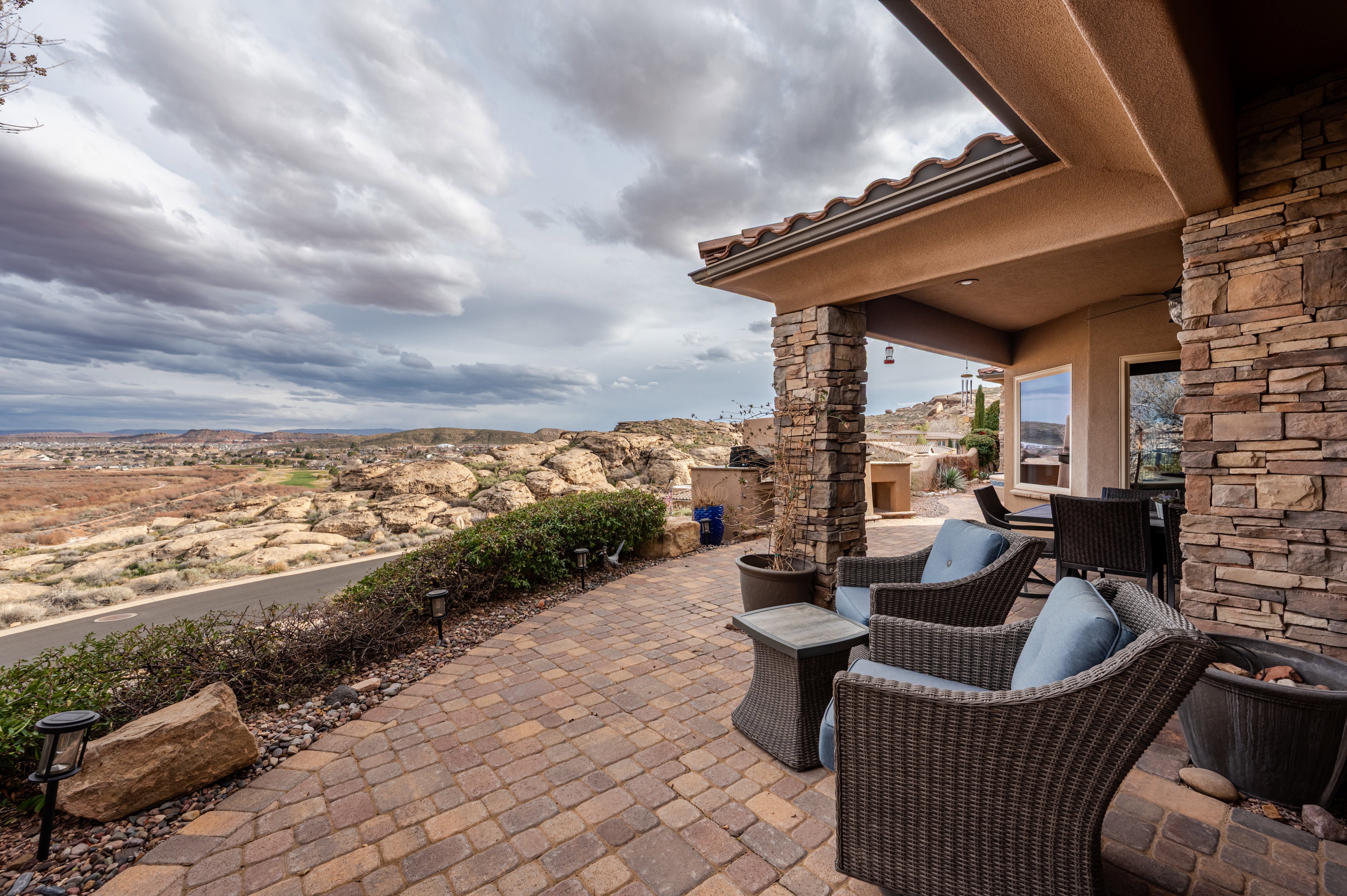 View of patio