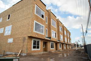 Front of the townhomes