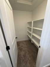 View of storage area