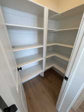 View of storage area