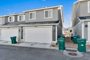 Traditional-style home with an attached garage