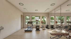 View of exercise room
