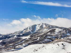 View of mountain background