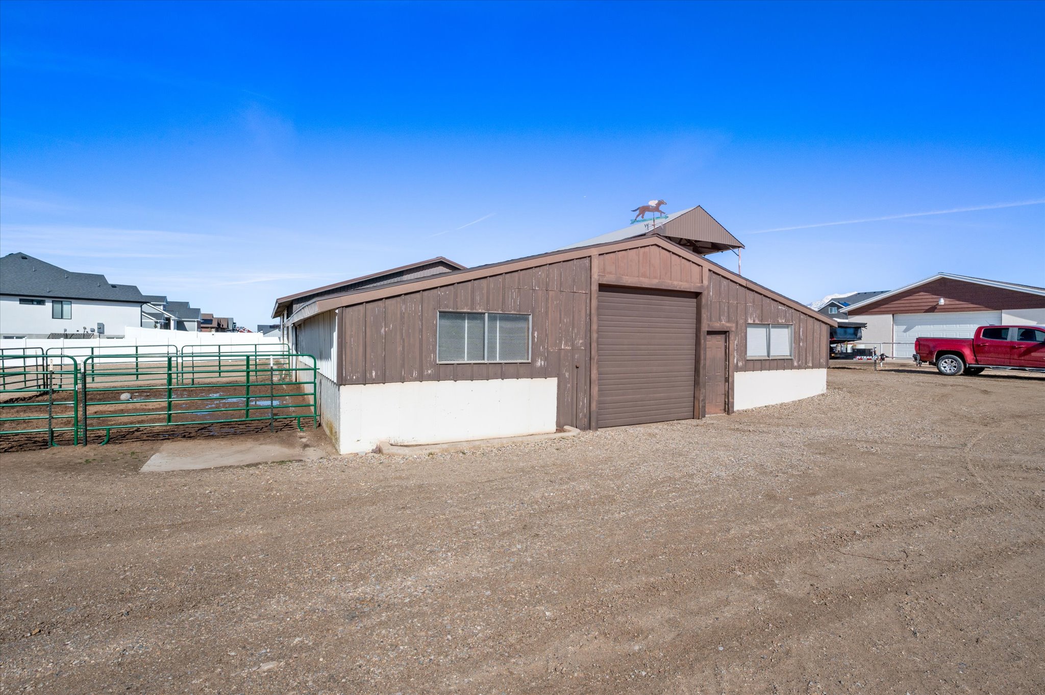 View of outbuilding