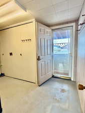 Basement Entry to covered patio and gazebo.