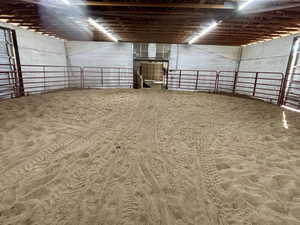 View of riding arena