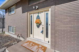 Entrance to property