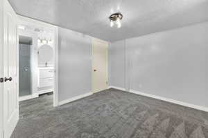 Fully updated basement ensuite bathroom makes for an incredible guest or primary bedroom.