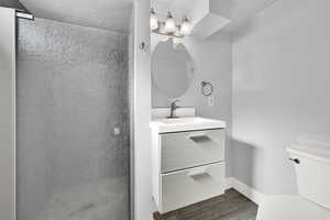 Fully updated en-suite 3/4 bathroom.