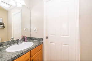 Half bath close to entry door