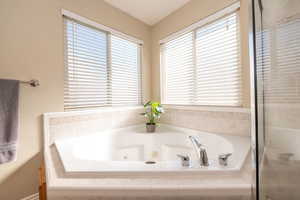 Primary bathroom jetted tub