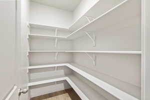 View of storage area