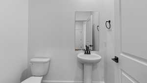 Bathroom with toilet