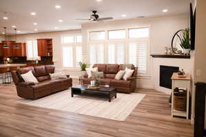 Beautiful open great room.