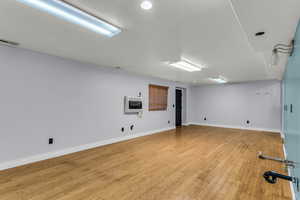 Basement set for full kitchen and Recreation room