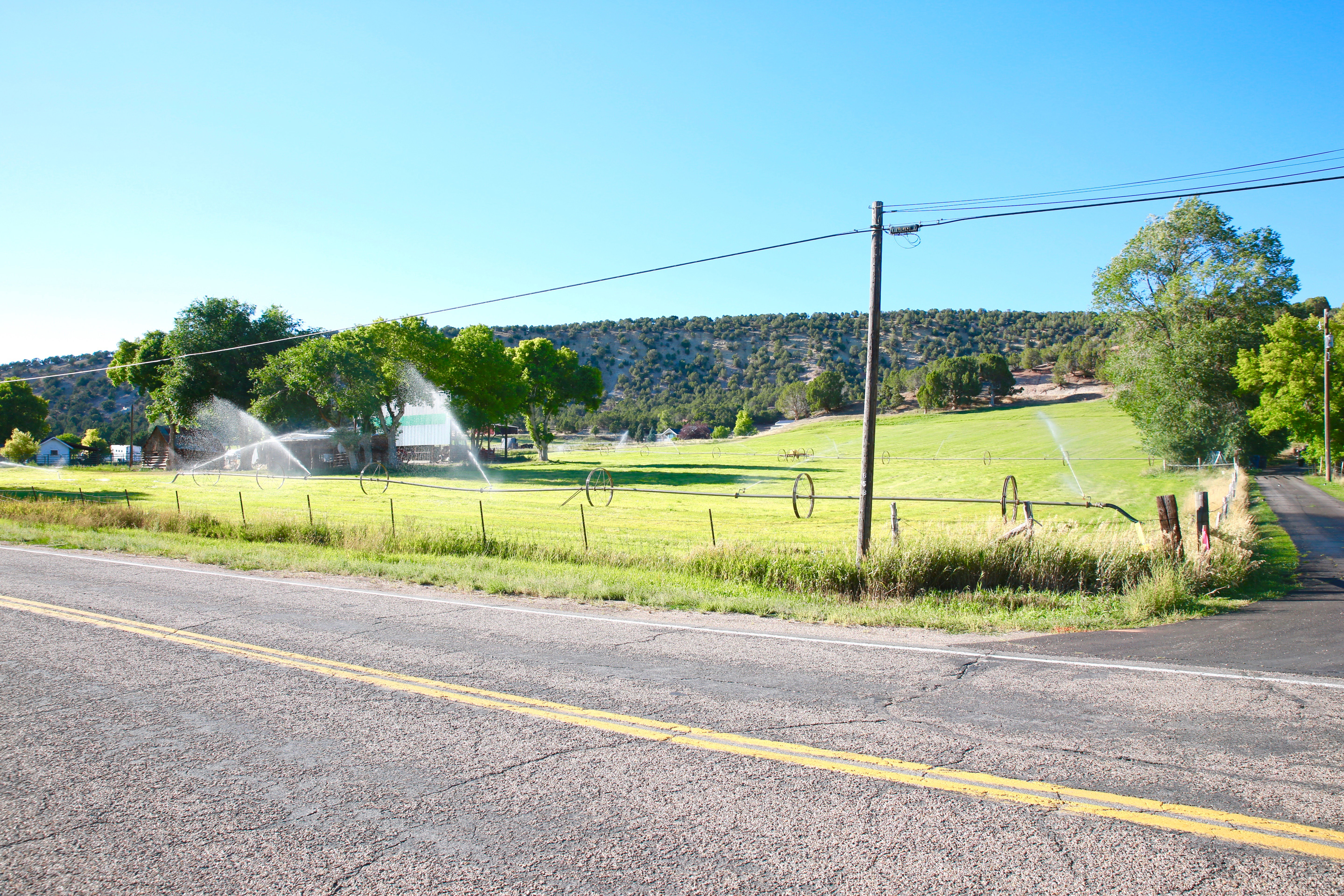 View of asphalt road