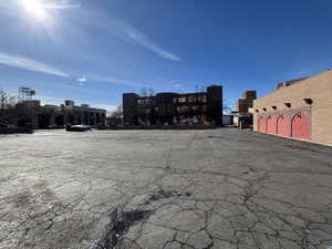 View of uncovered parking lot