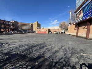 View of uncovered parking lot