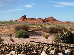 View of mountain background