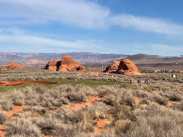 View of mountain backdrop