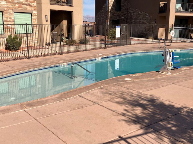 View of community pool